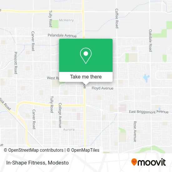 In-Shape Fitness map