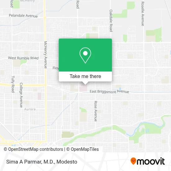 Sima A Parmar, M.D. map