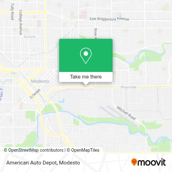 American Auto Depot map