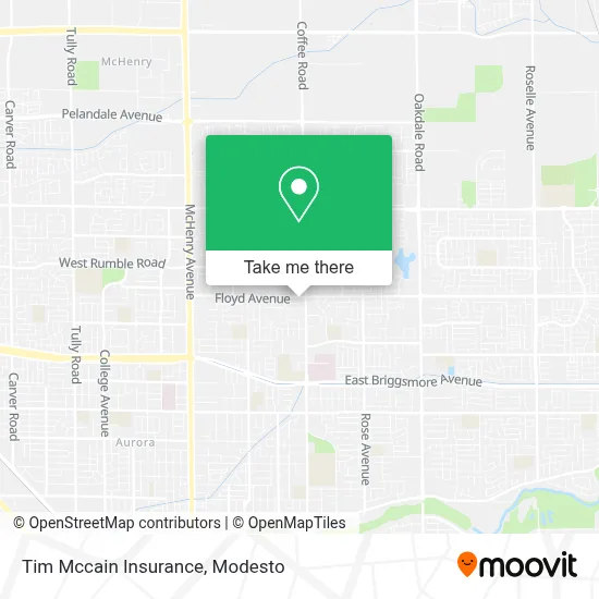Tim Mccain Insurance map