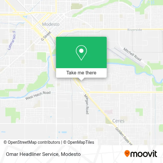 Omar Headliner Service map