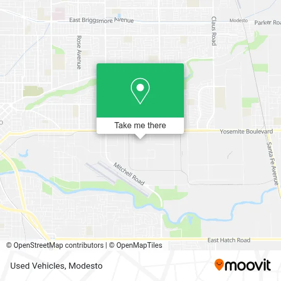 Used Vehicles map