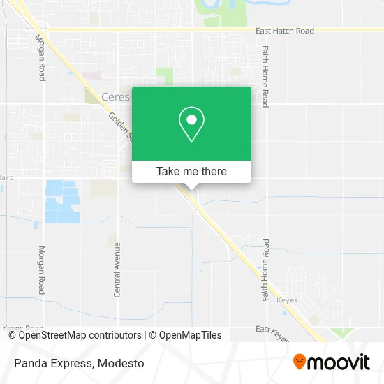 Panda Express map