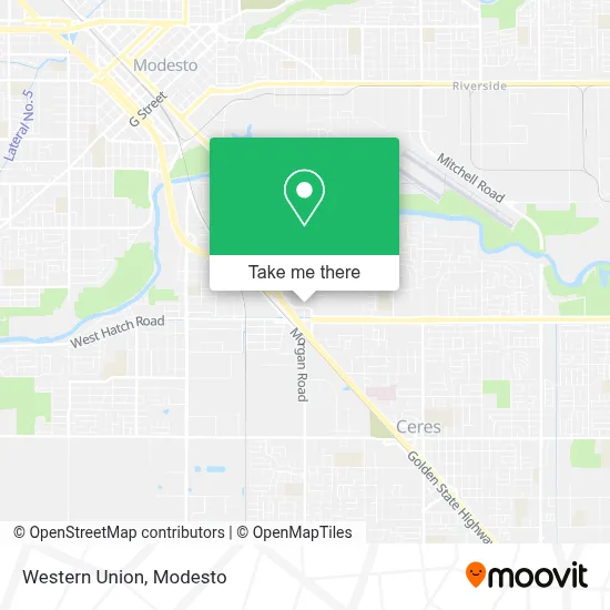 Western Union map