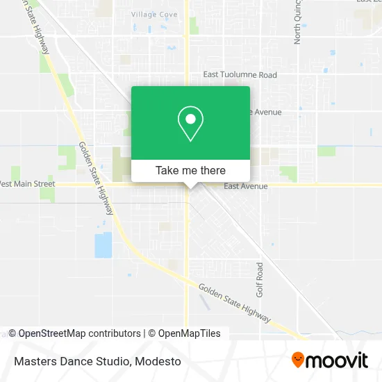 Masters Dance Studio map