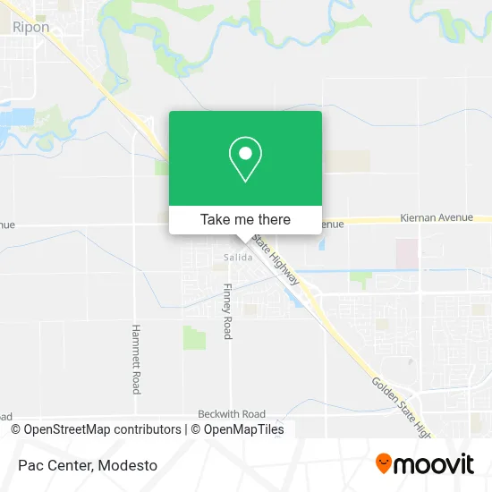 Pac Center map