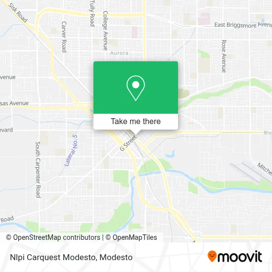 Nlpi Carquest Modesto map