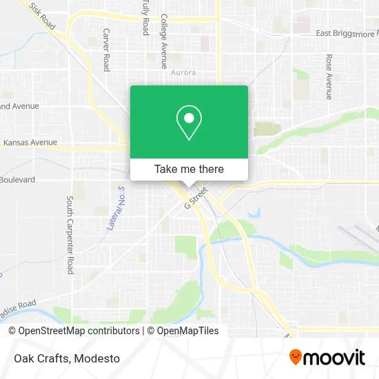 Oak Crafts map