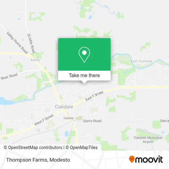 Thompson Farms map