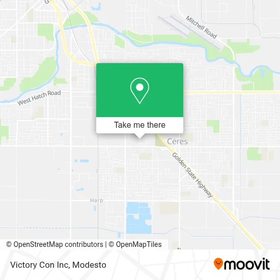 Victory Con Inc map
