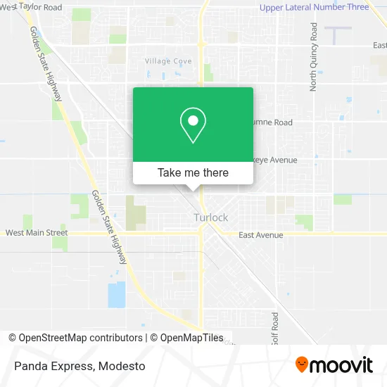 Panda Express map