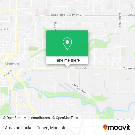 Amazon Locker - Tepee map