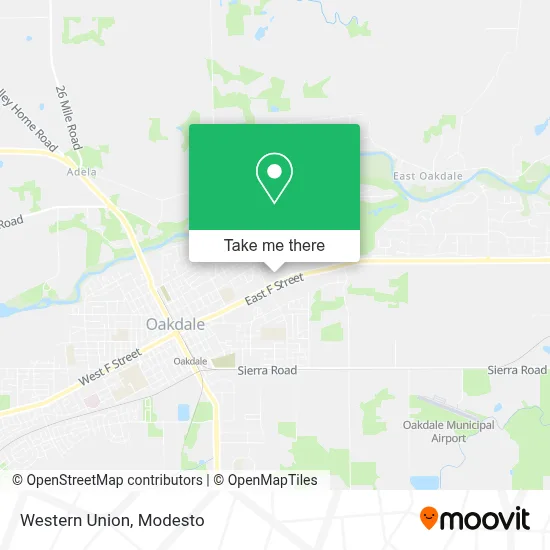 Western Union map