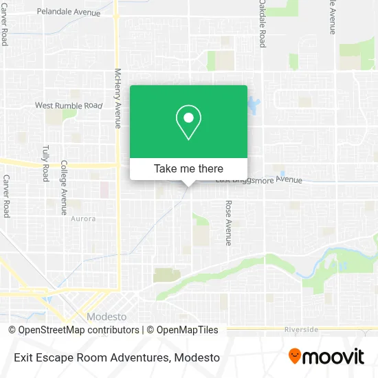 Exit Escape Room Adventures map