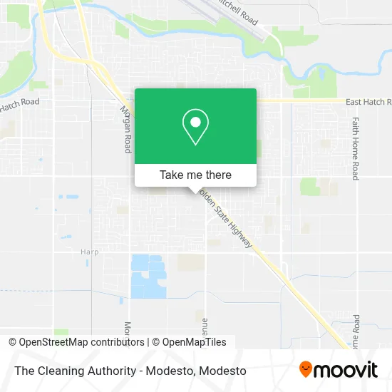 The Cleaning Authority - Modesto map