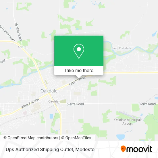 Ups Authorized Shipping Outlet map