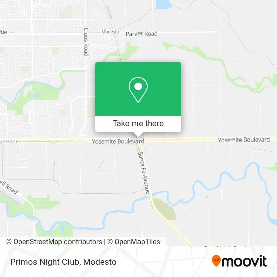 Primos Night Club map