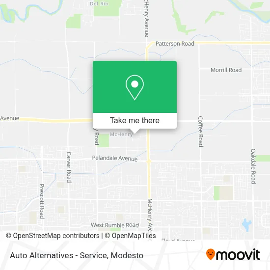 Auto Alternatives - Service map