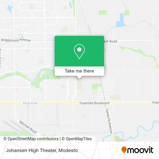 Johansen High Theater map