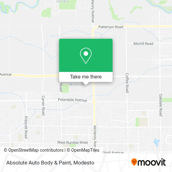 Absolute Auto Body & Paint map