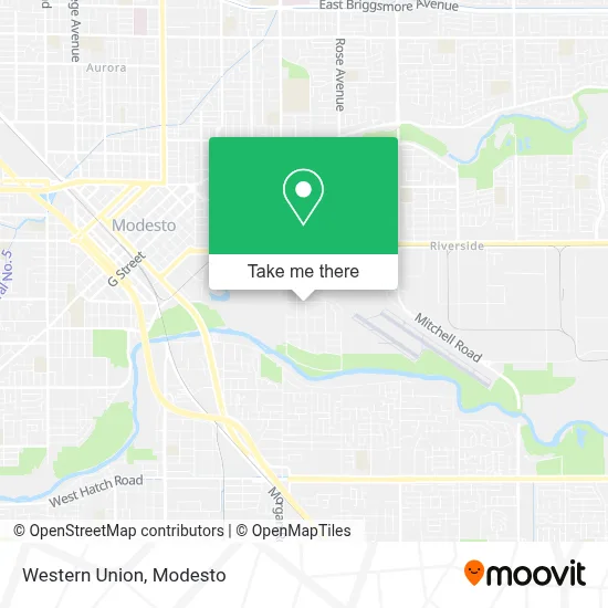 Western Union map