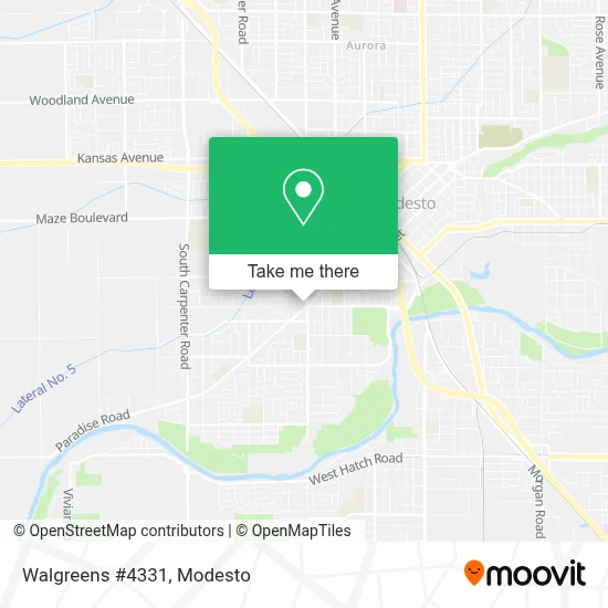 Walgreens #4331 map