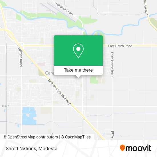 Shred Nations map
