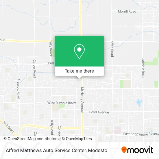 Alfred Matthews Auto Service Center map