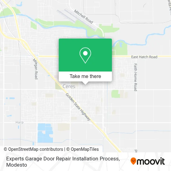 Experts Garage Door Repair Installation Process map