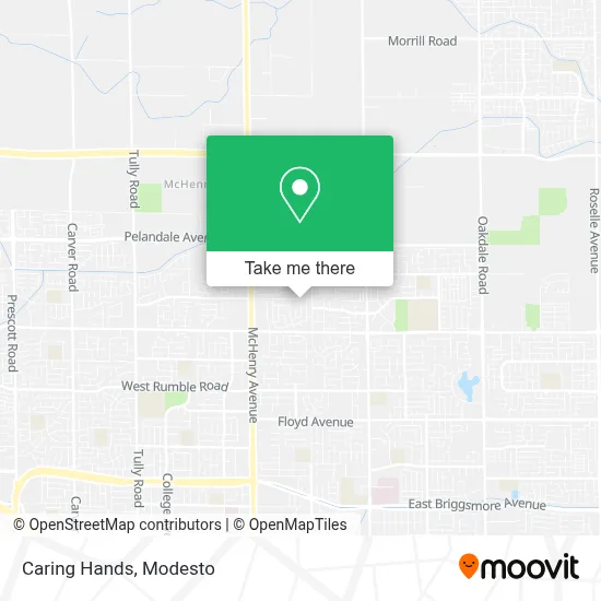 Caring Hands map