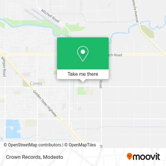 Crown Records map