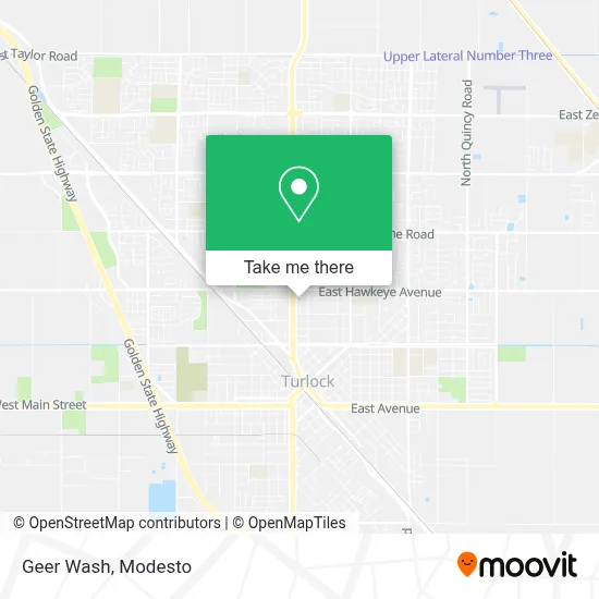 Geer Wash map