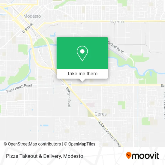 Pizza Takeout & Delivery map
