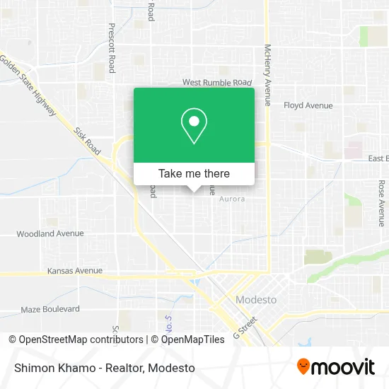 Shimon Khamo - Realtor map
