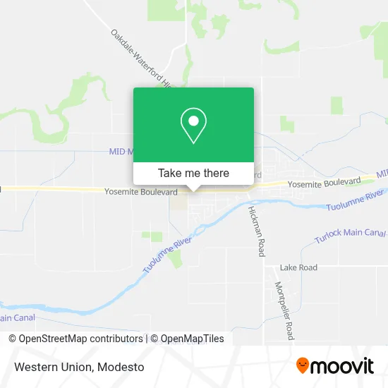 Western Union map