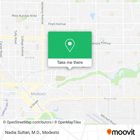 Nadia Sultan, M.D. map