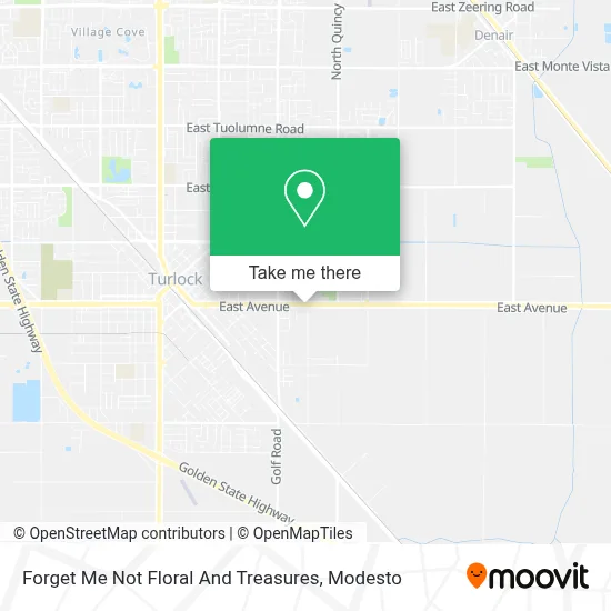 Forget Me Not Floral And Treasures map