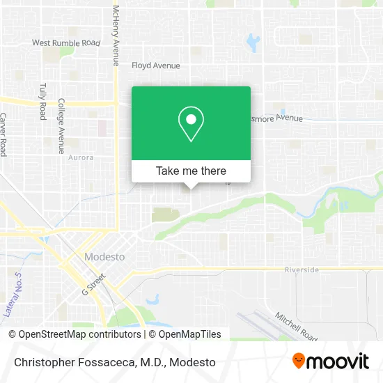 Christopher Fossaceca, M.D. map