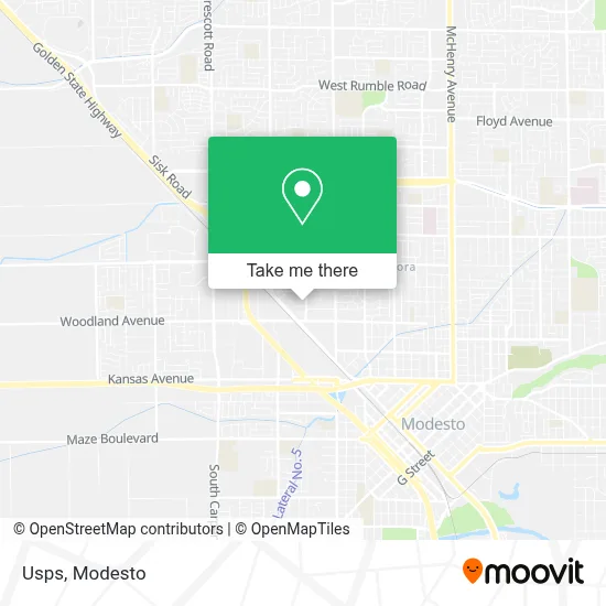 Usps map
