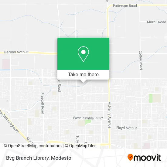 Bvg Branch Library map