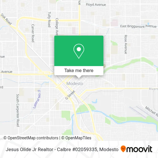 Jesus Olide Jr Realtor - Calbre #02059335 map