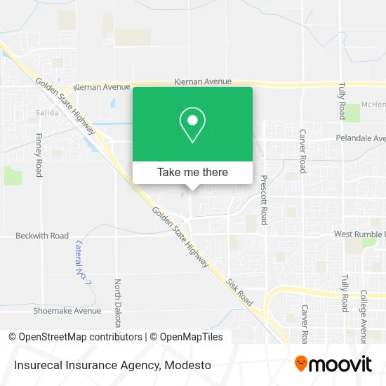 Insurecal Insurance Agency map