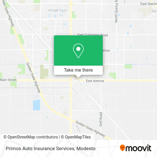 Primos Auto Insurance Services map