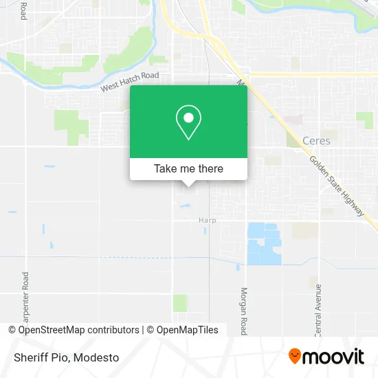 Sheriff Pio map