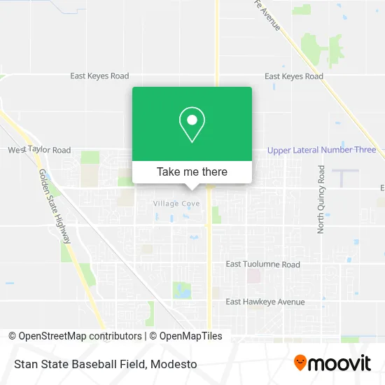 Stan State Baseball Field map