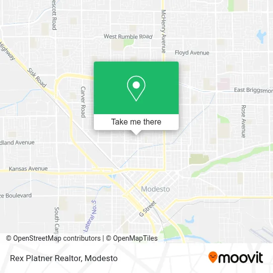 Rex Platner Realtor map