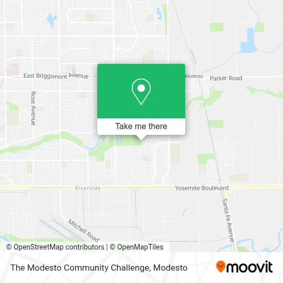 The Modesto Community Challenge map