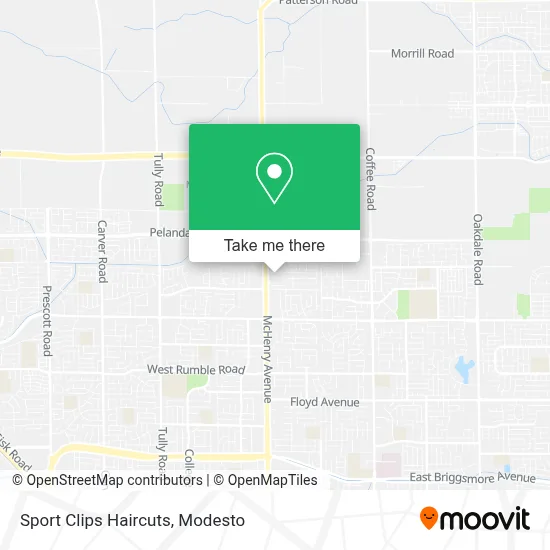 Sport Clips Haircuts map