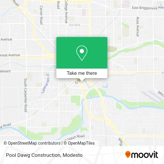 Pool Dawg Construction map