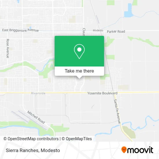 Sierra Ranches map